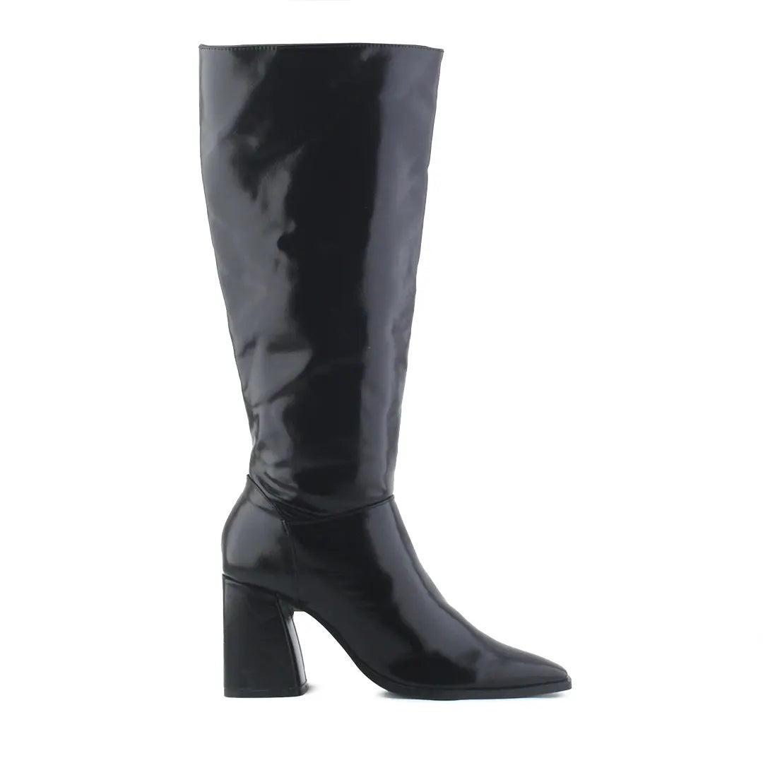 Stradivarius Zipper Knee High Boot | 100% Authentic Leather