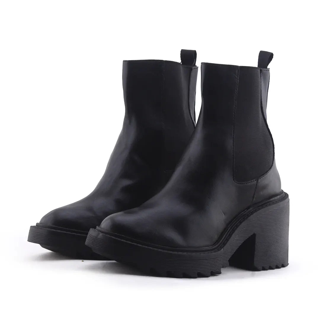Stradivarius Stretchable Ankle Boot | 100% Authentic Leather
