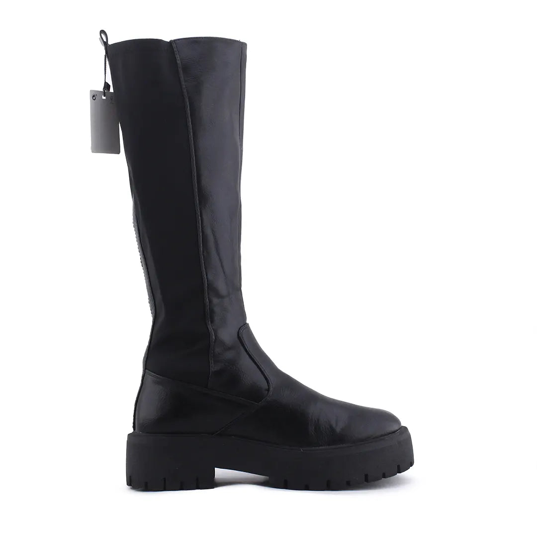 Stradivarius Stretchable Knee High Boot | 100% Authentic Leather