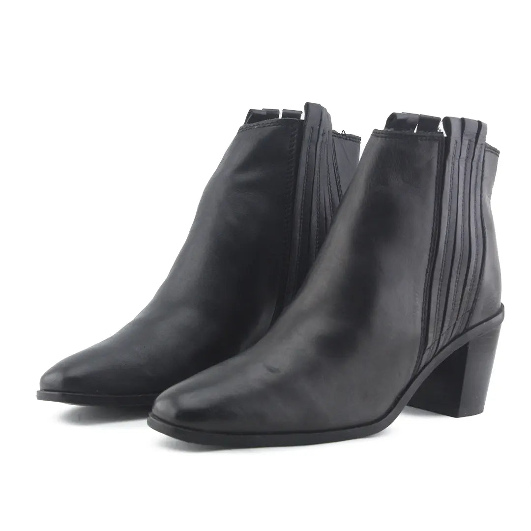 Mango Stretchable Ankle Boot | 100% Authentic Leather