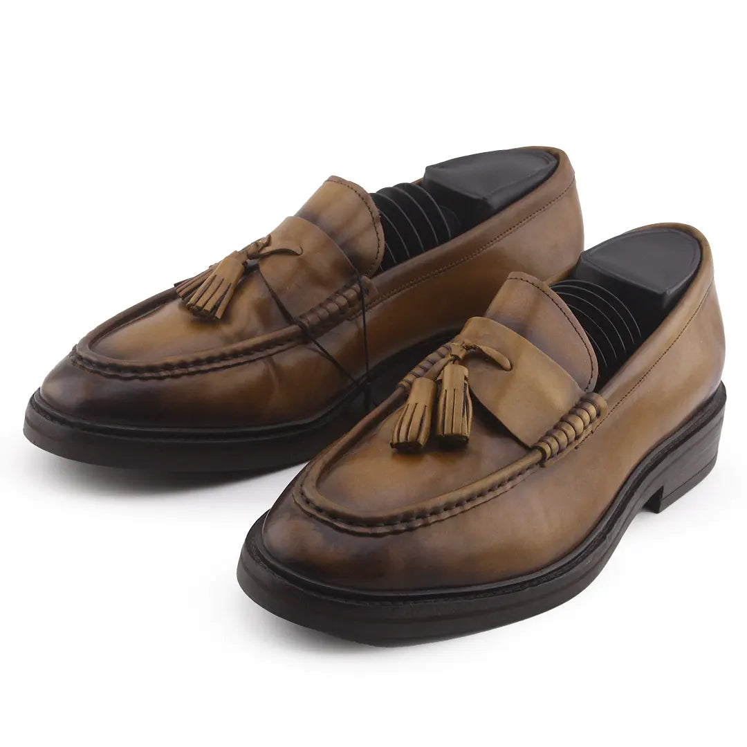 Massimo Dutti Tassel Loafers