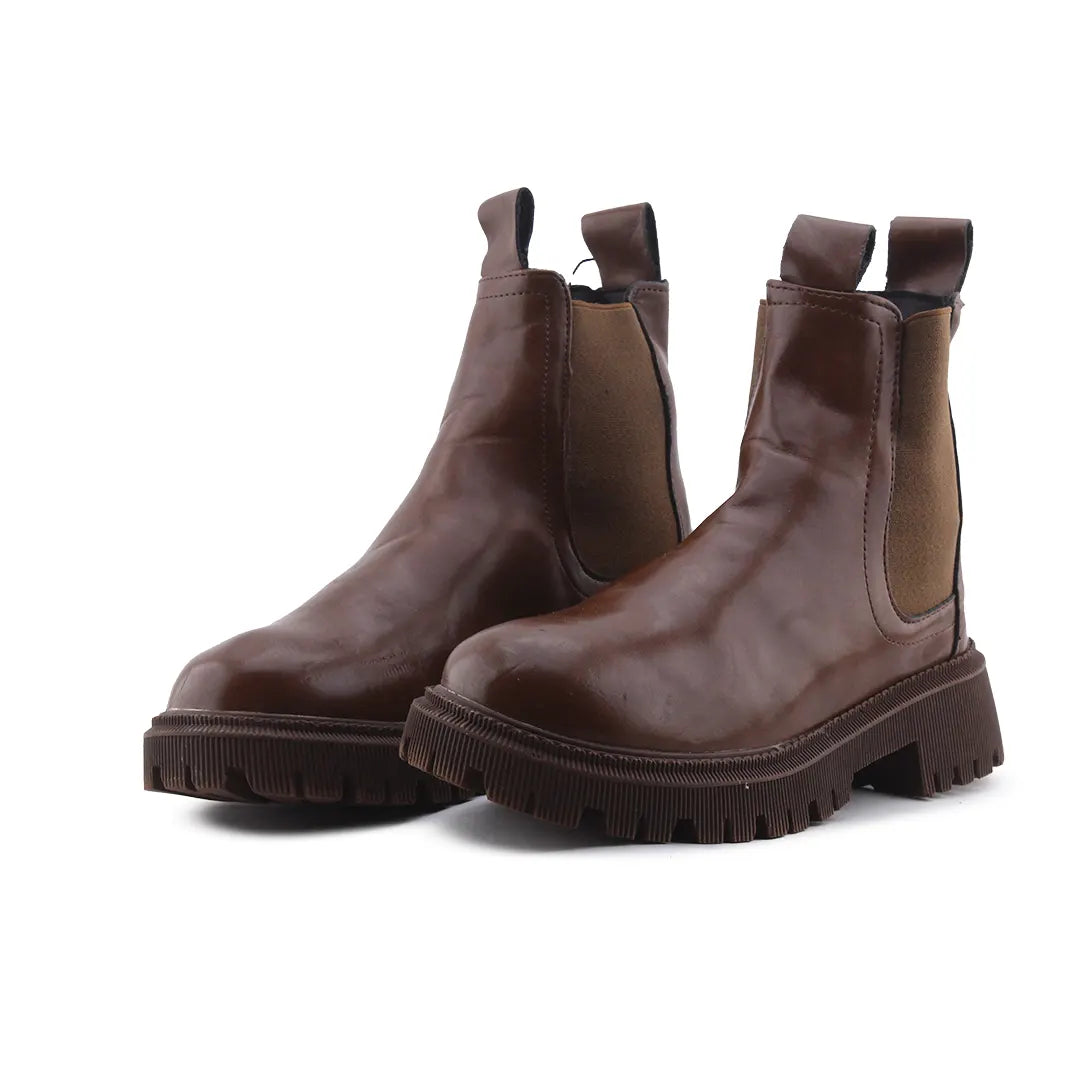 European Brand Stretchable Ankle Boot | 100% Authentic Leather