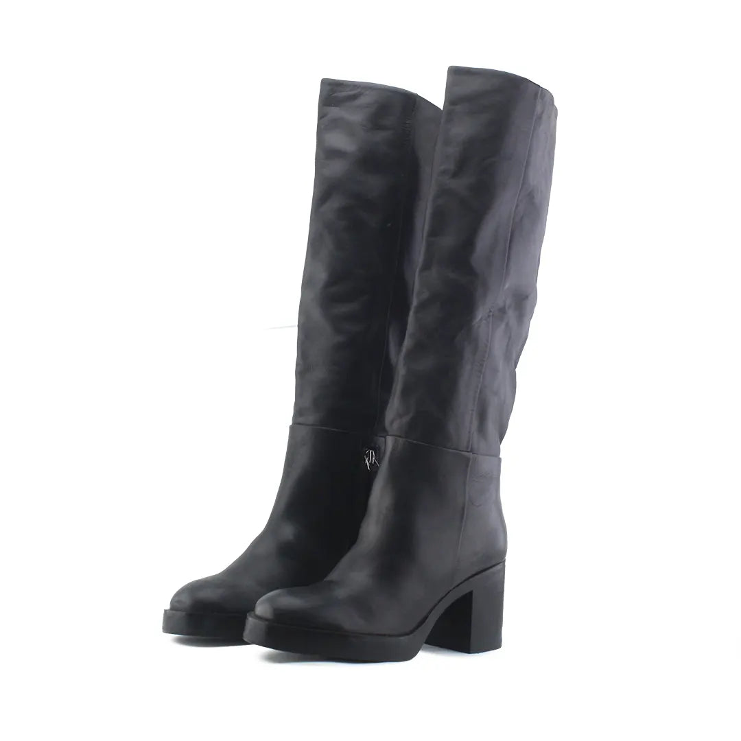 Zara Zipper Knee High Boot | 100% Authentic Leather