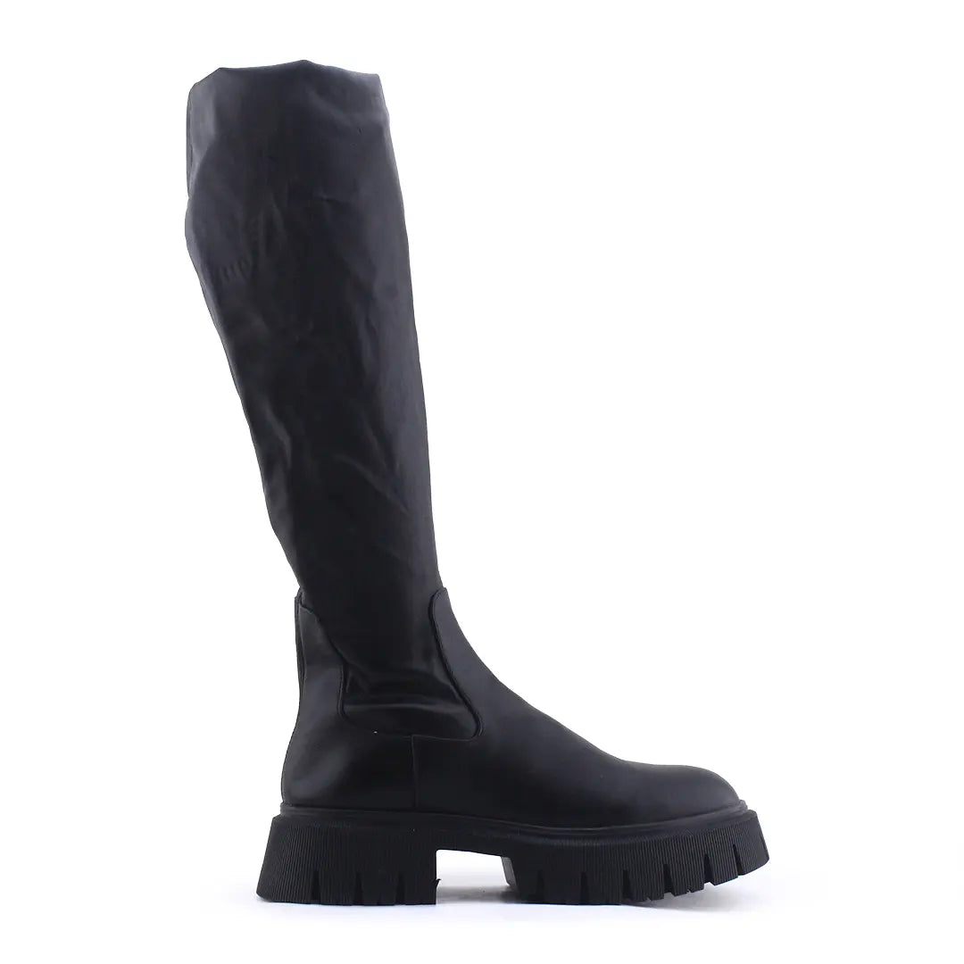 Zara Zipper Thigh High Boot | 100% Authentic Leather