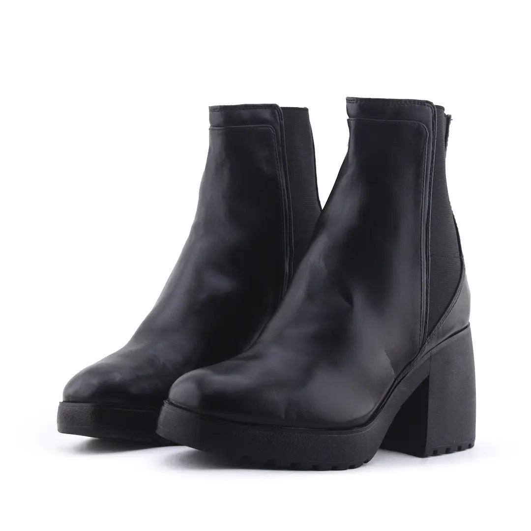 Bershka Stretchable Ankle Boot | 100% Authentic Leather