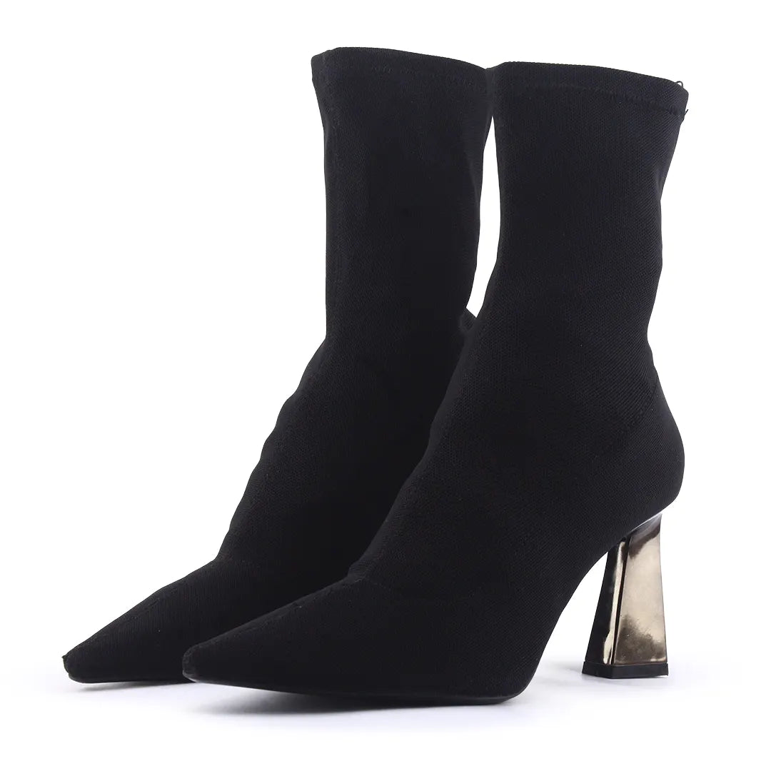 Bershka Sock Ankle Boot