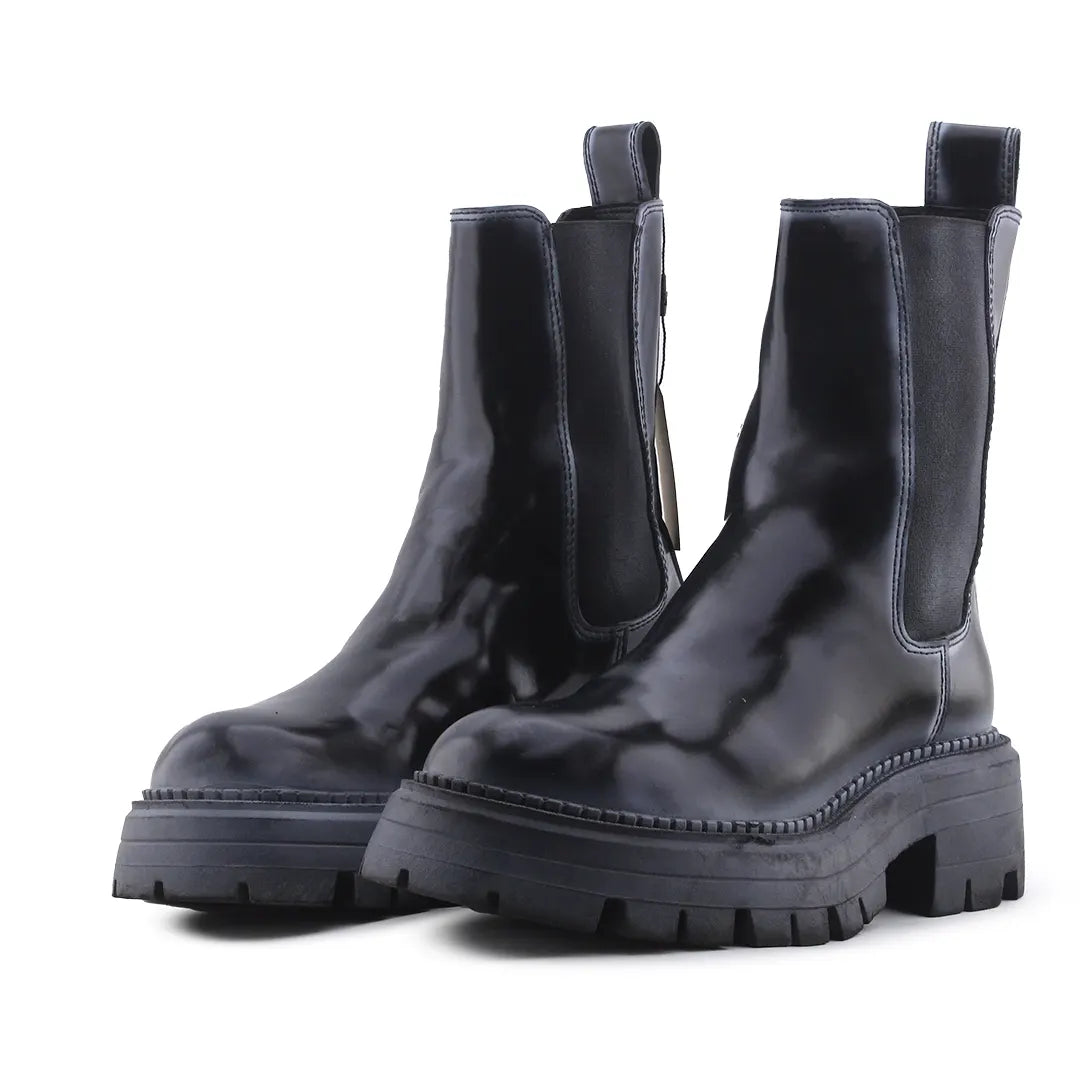 Zara Stretchable Ankle Boot | 100% Authentic Leather