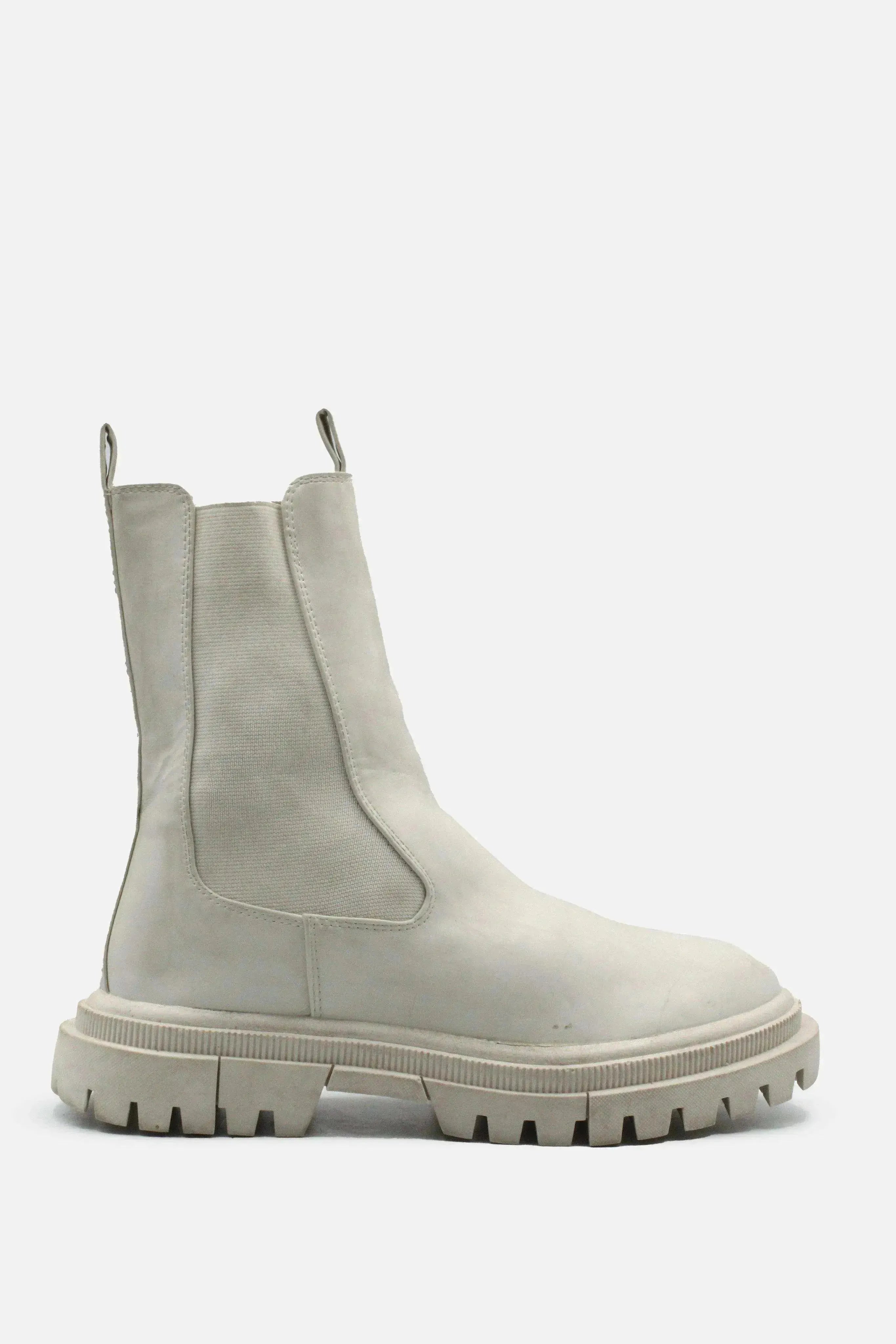 Bershka Stretchable Combat Boots | 100% Authentic Leather - sundaybazar