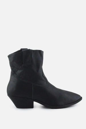Pull & Bear Block Ankle Boots | 100% Authentic Leather - sundaybazar