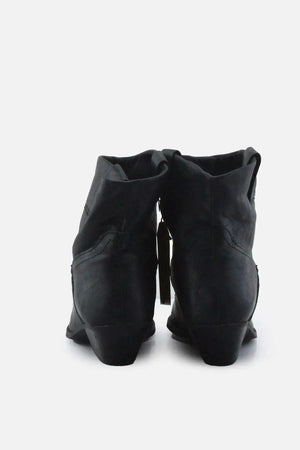 Pull & Bear Block Ankle Boots | 100% Authentic Leather - sundaybazar