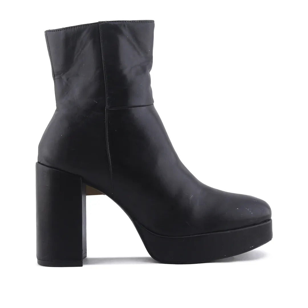 Lefties Zipper Ankle Boot | 100% Authentic Leather