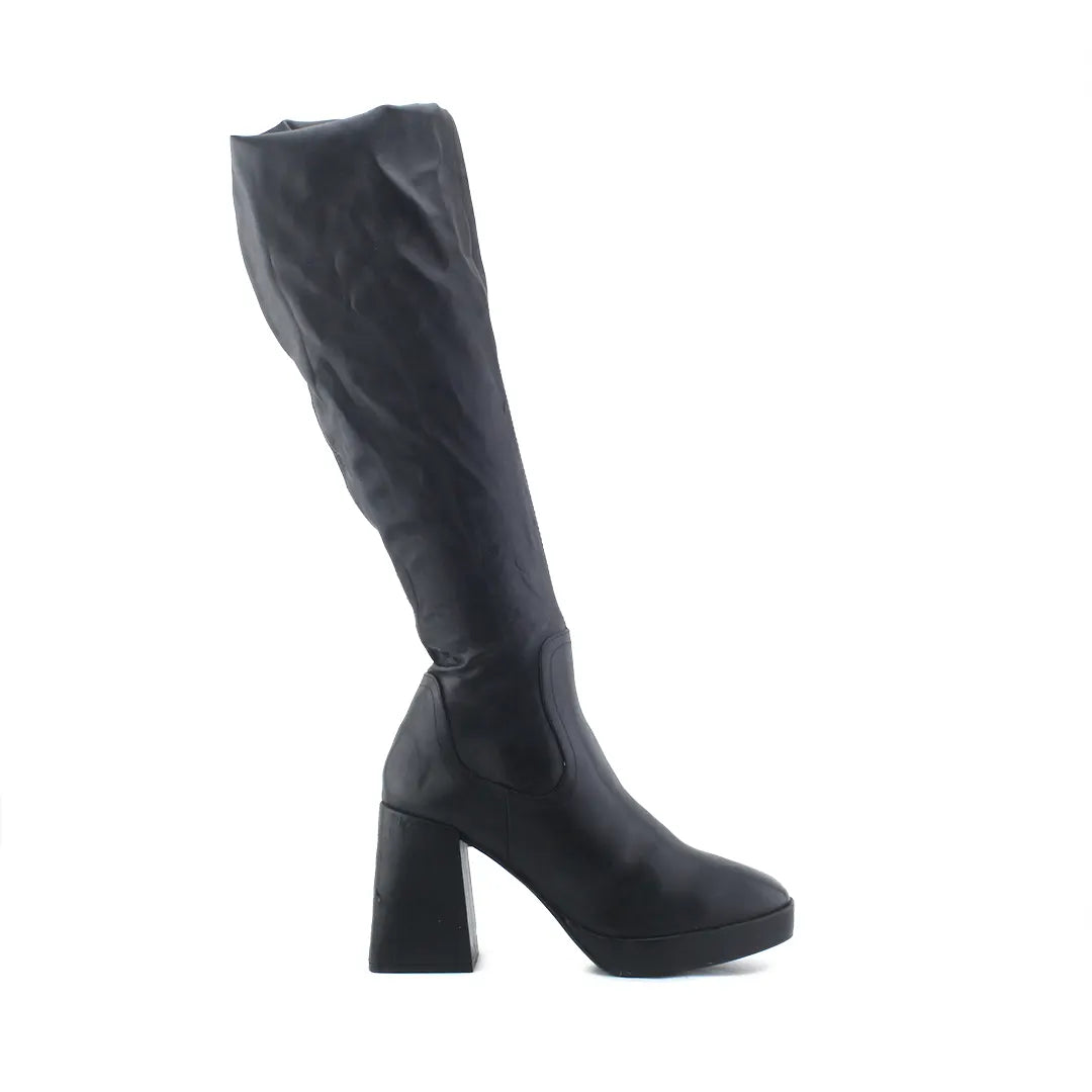 Pull & Bear Zipper Over The Knee Boot | 100% Authentic Leather