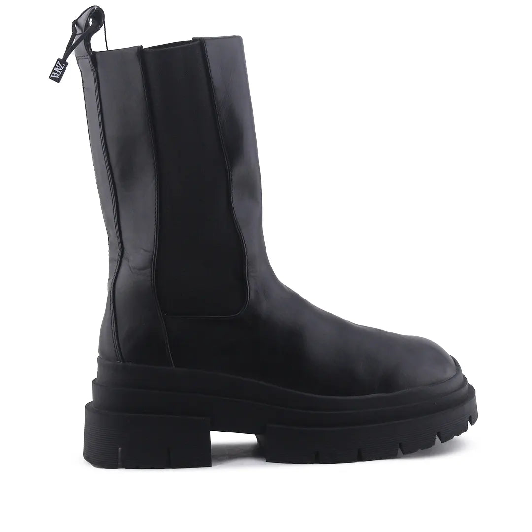 Zara Stretchable Ankle Boot | 100% Authentic Leather