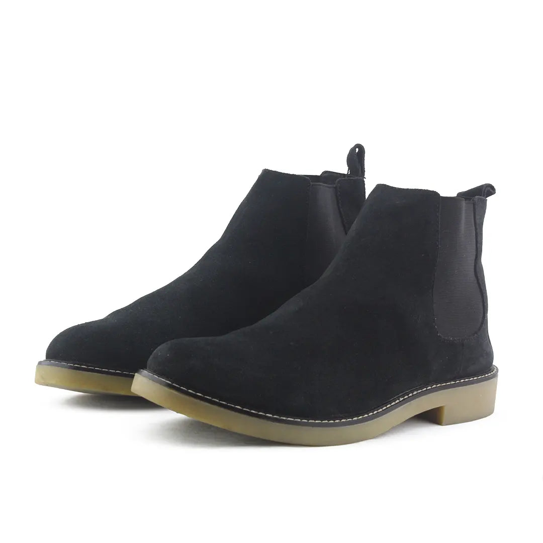 Zara Stretchable Suede Ankle Boot