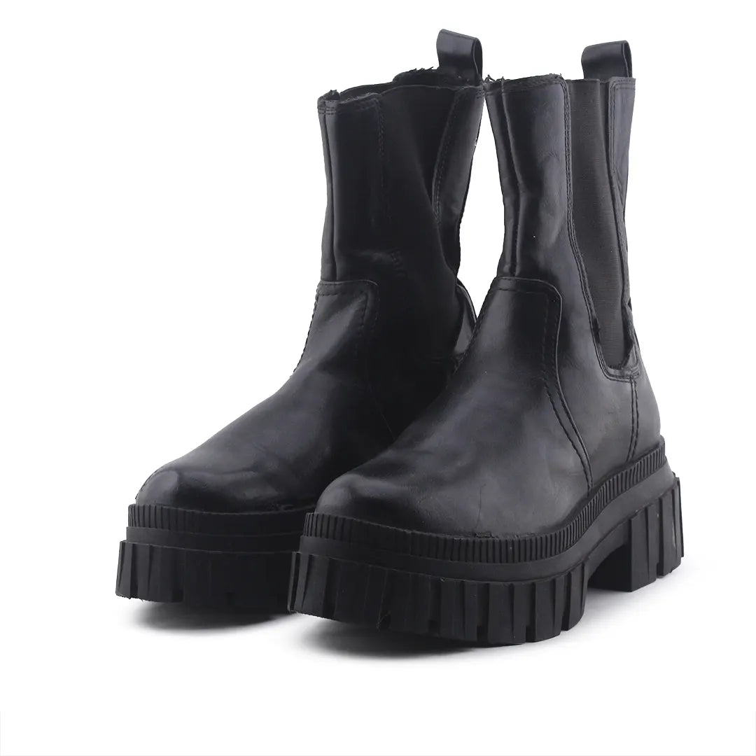 Stradivarius Stretchable Ankle Boot | 100% Authentic Leather