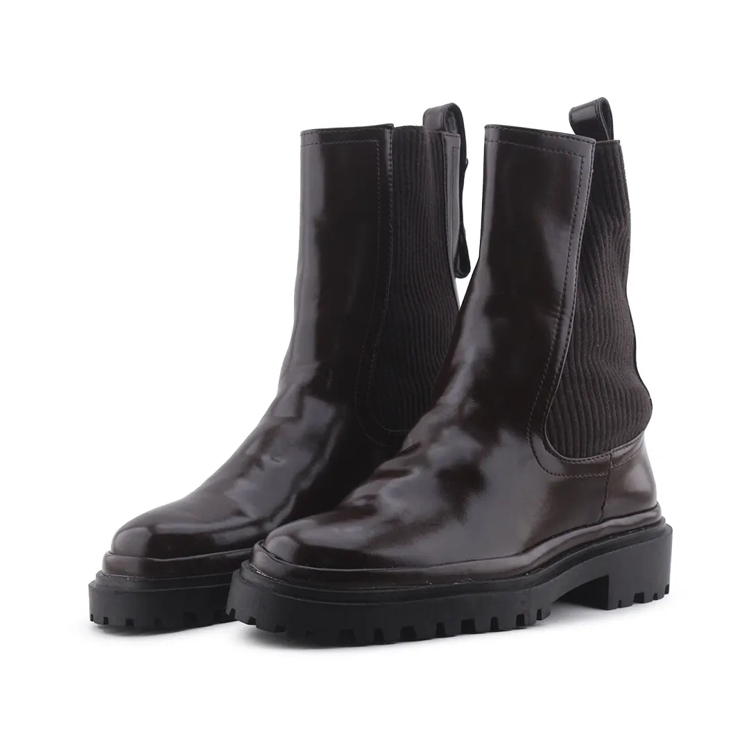 Zara Stretchable Ankle Boot | 100% Authentic Leather