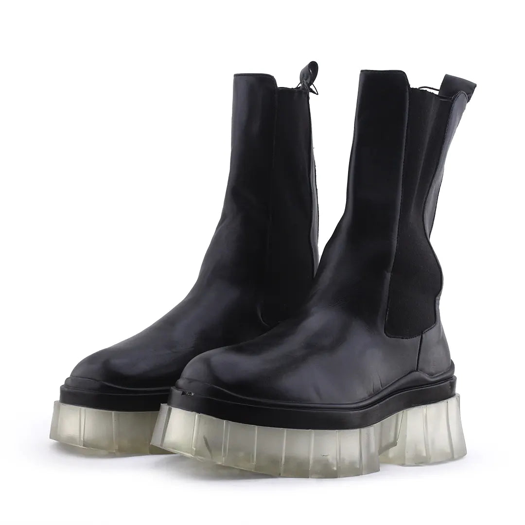 Bershka Stretchable Ankle Boot | 100% Authentic Leather