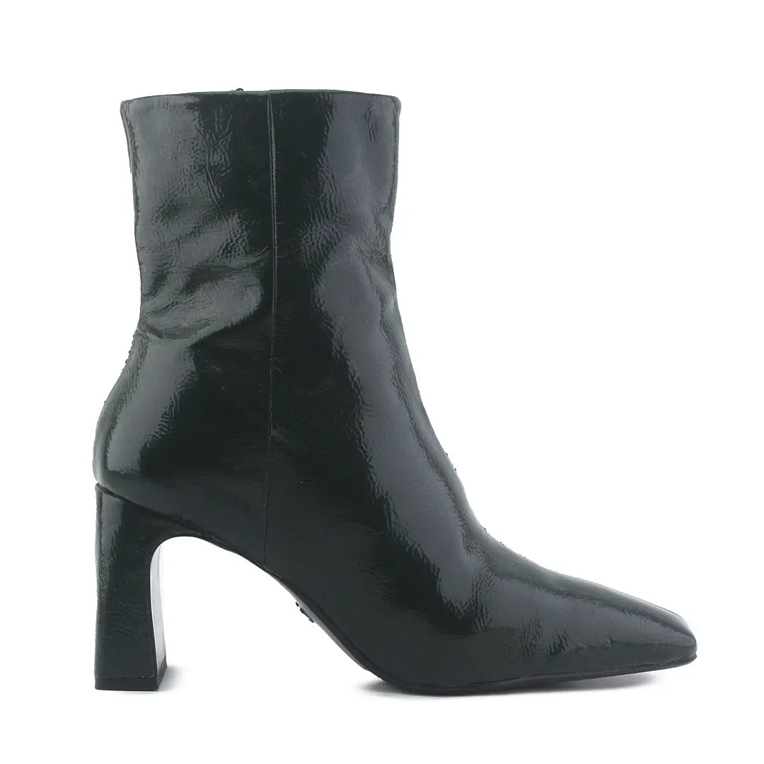Zara Zipper Patent Ankle Boot