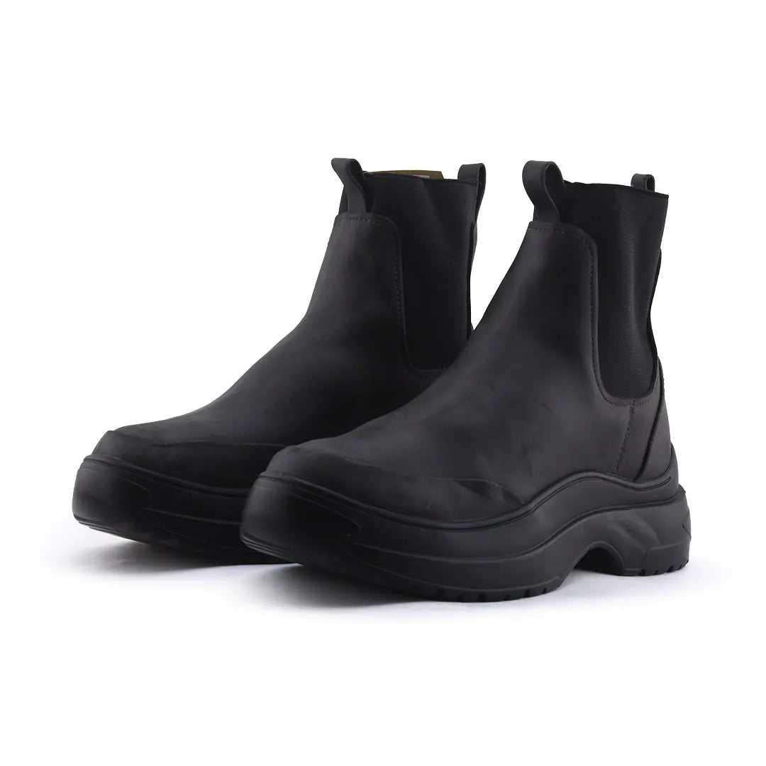 Pull & Bear Stretchable Ankle Boot | 100% Authentic Leather