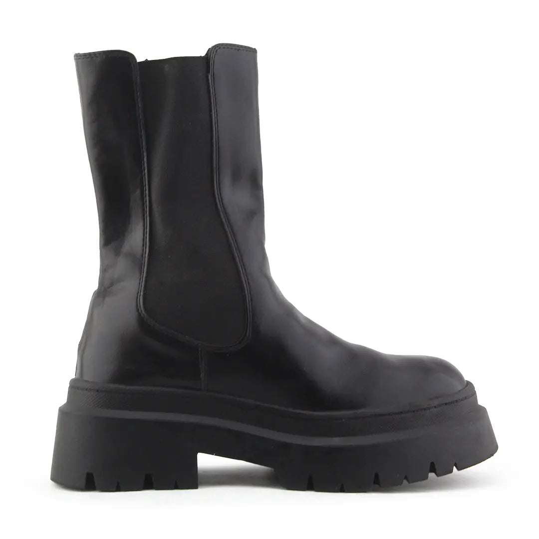 Pull & Bear Stretchable Ankle Boot | 100% Authentic Leather
