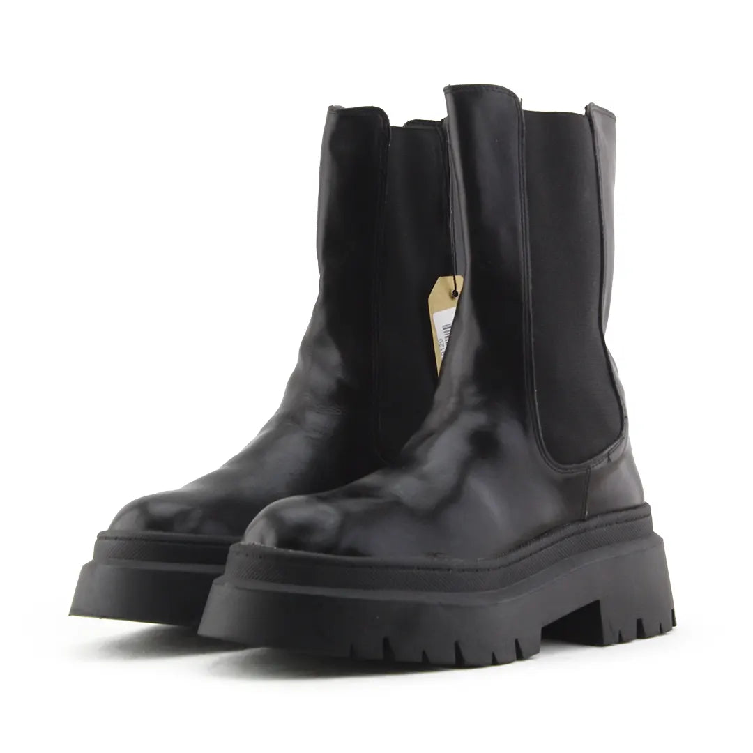 Pull & Bear Stretchable Ankle Boot | 100% Authentic Leather