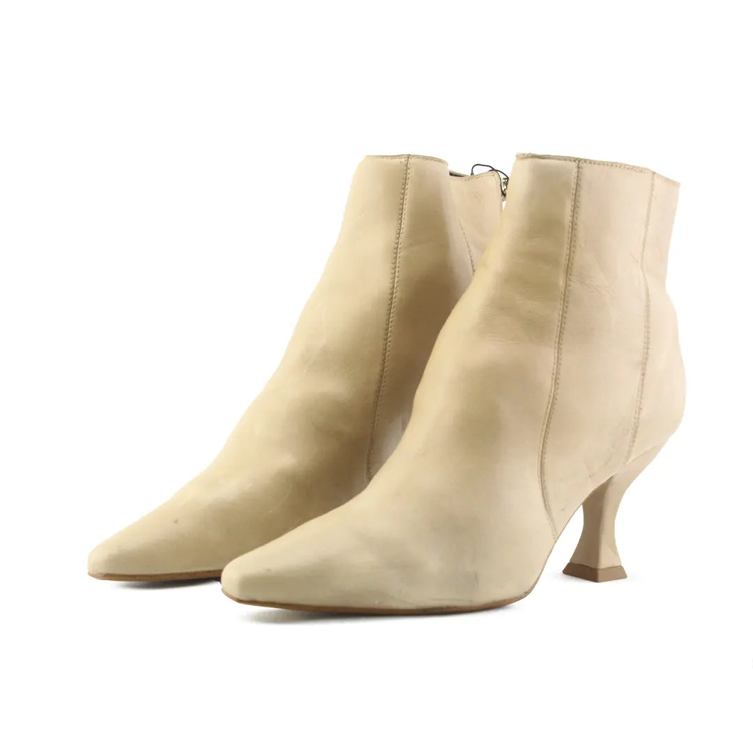 Mango Zipper Ankle Boot | 100% Authentic Leather