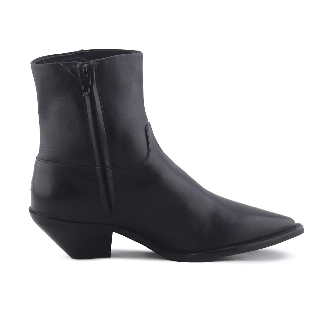 Zara Zipper Ankle Boot | 100% Authentic Leather
