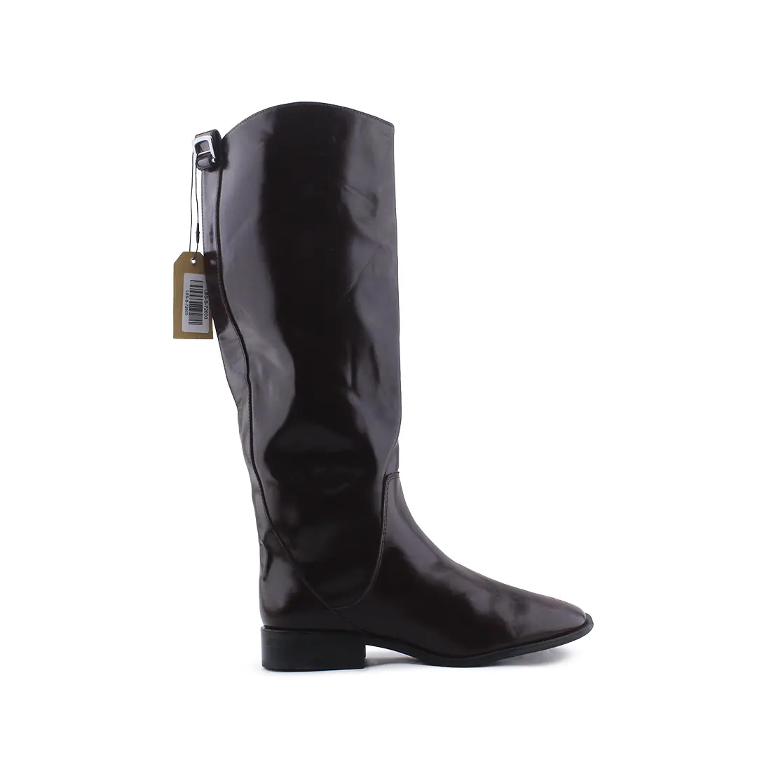 Zara Zipper Over The Knee Boot | 100% Authentic Leather