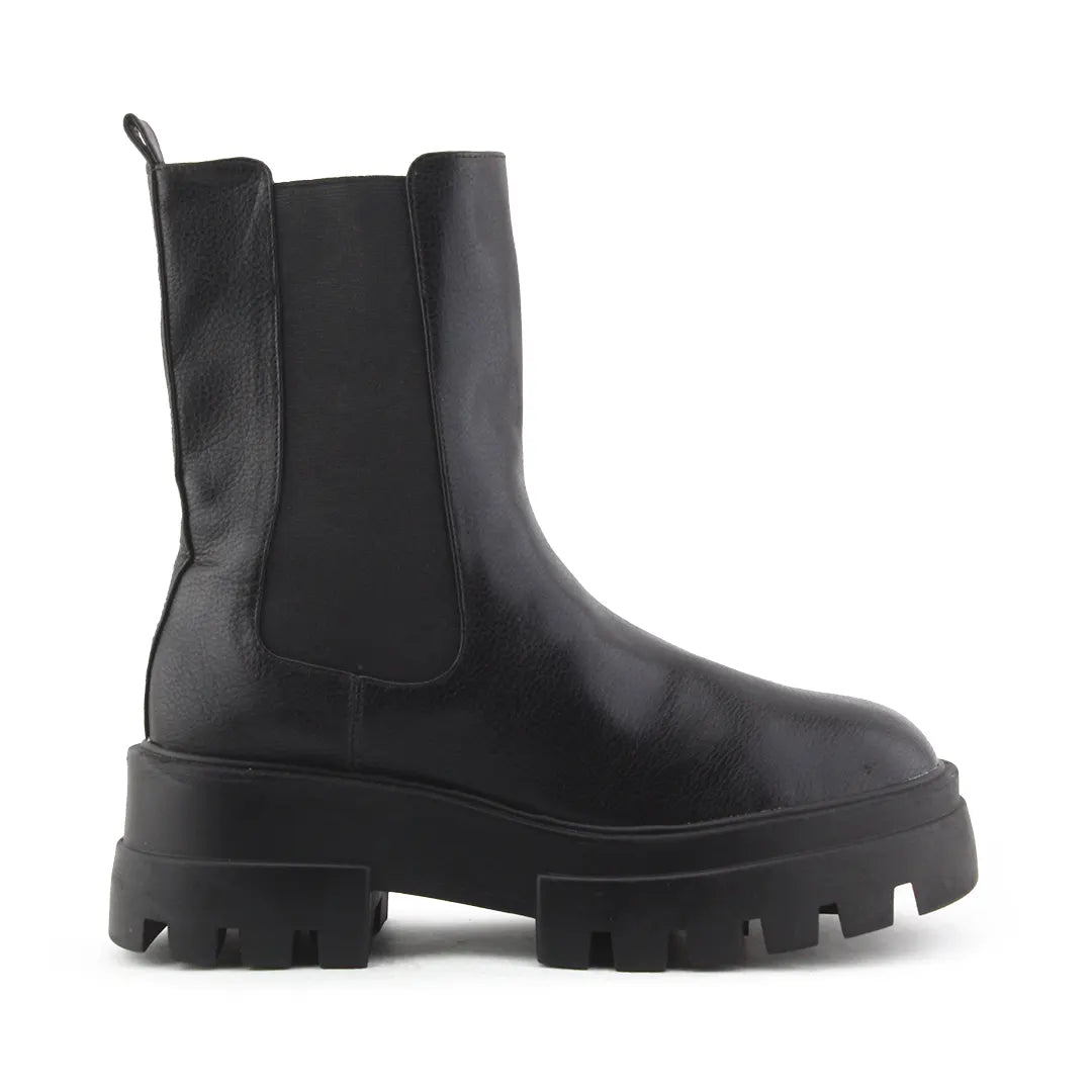 Pull & Bear Stretchable Ankle Boot | 100% Authentic Leather