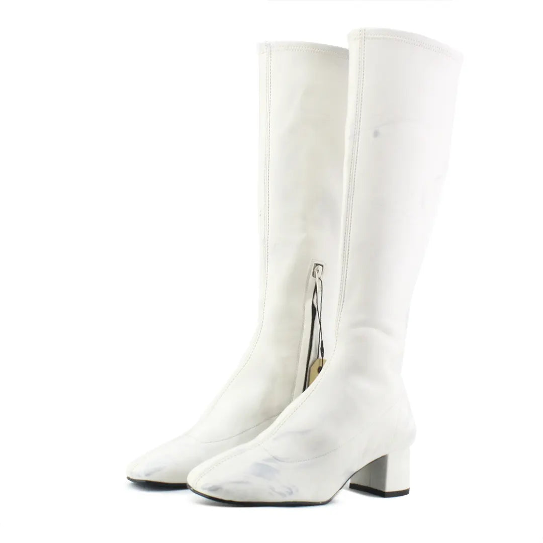 Zara Zipper Knee High Boot | 100% Authentic Leather