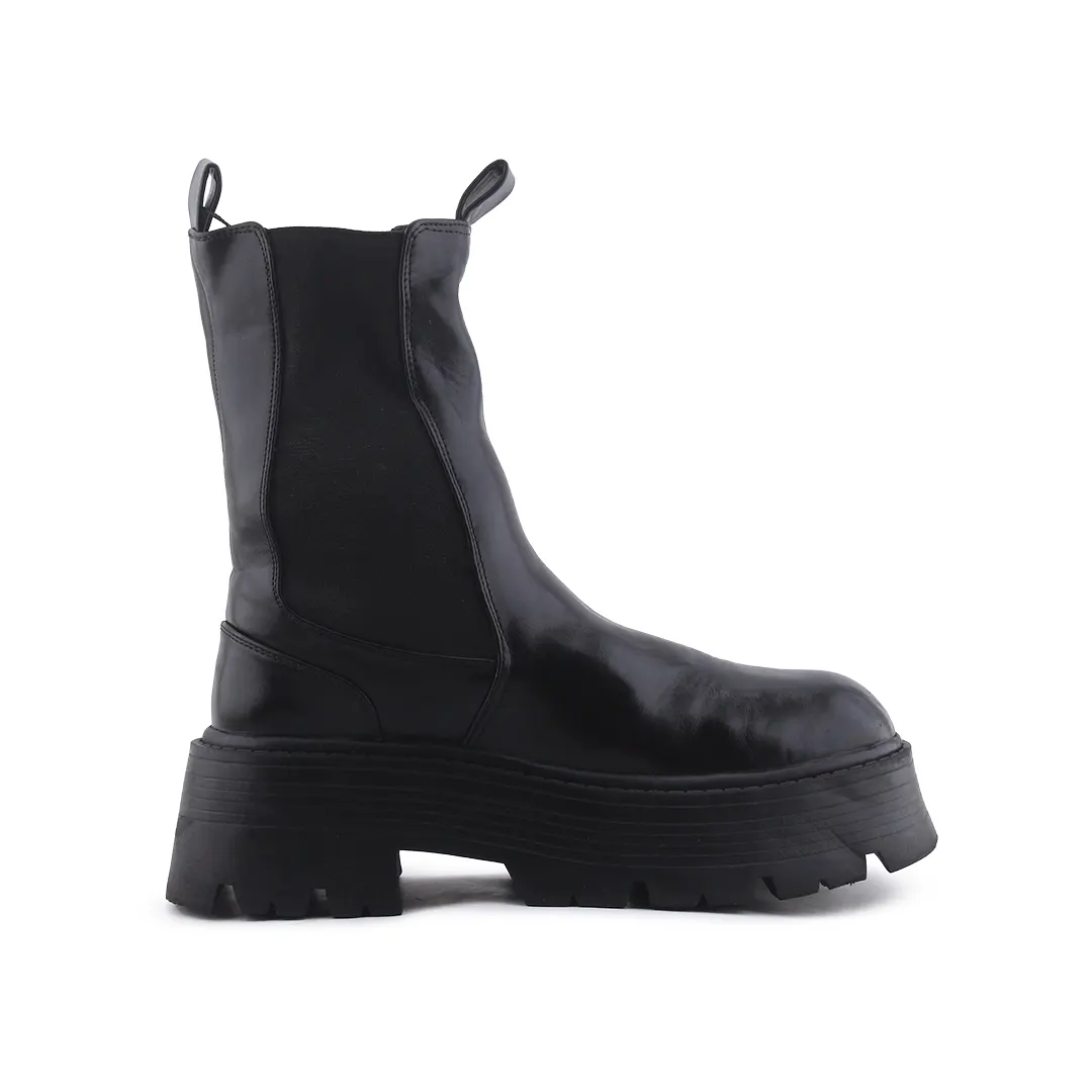 Pull & Bear Stretchable Ankle Boot | 100% Authentic Leather