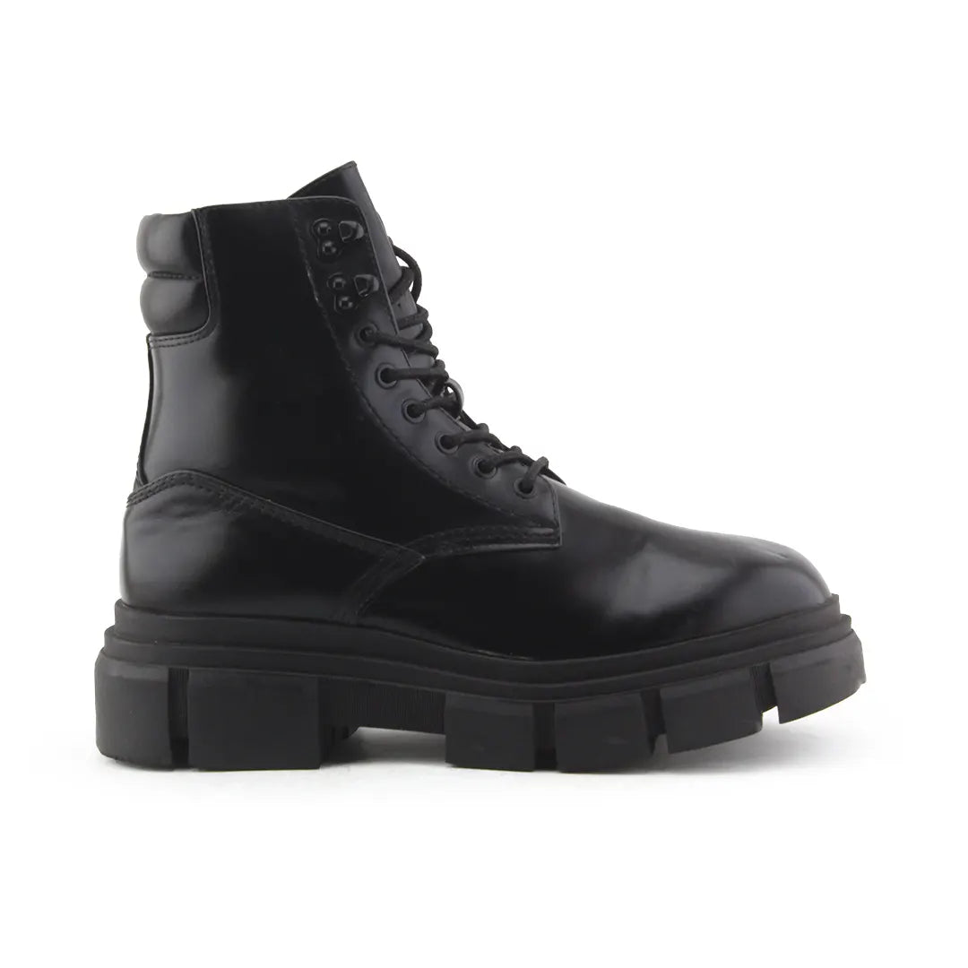 Zara Zipper Lace Up Ankle Boot | 100% Authentic Leather