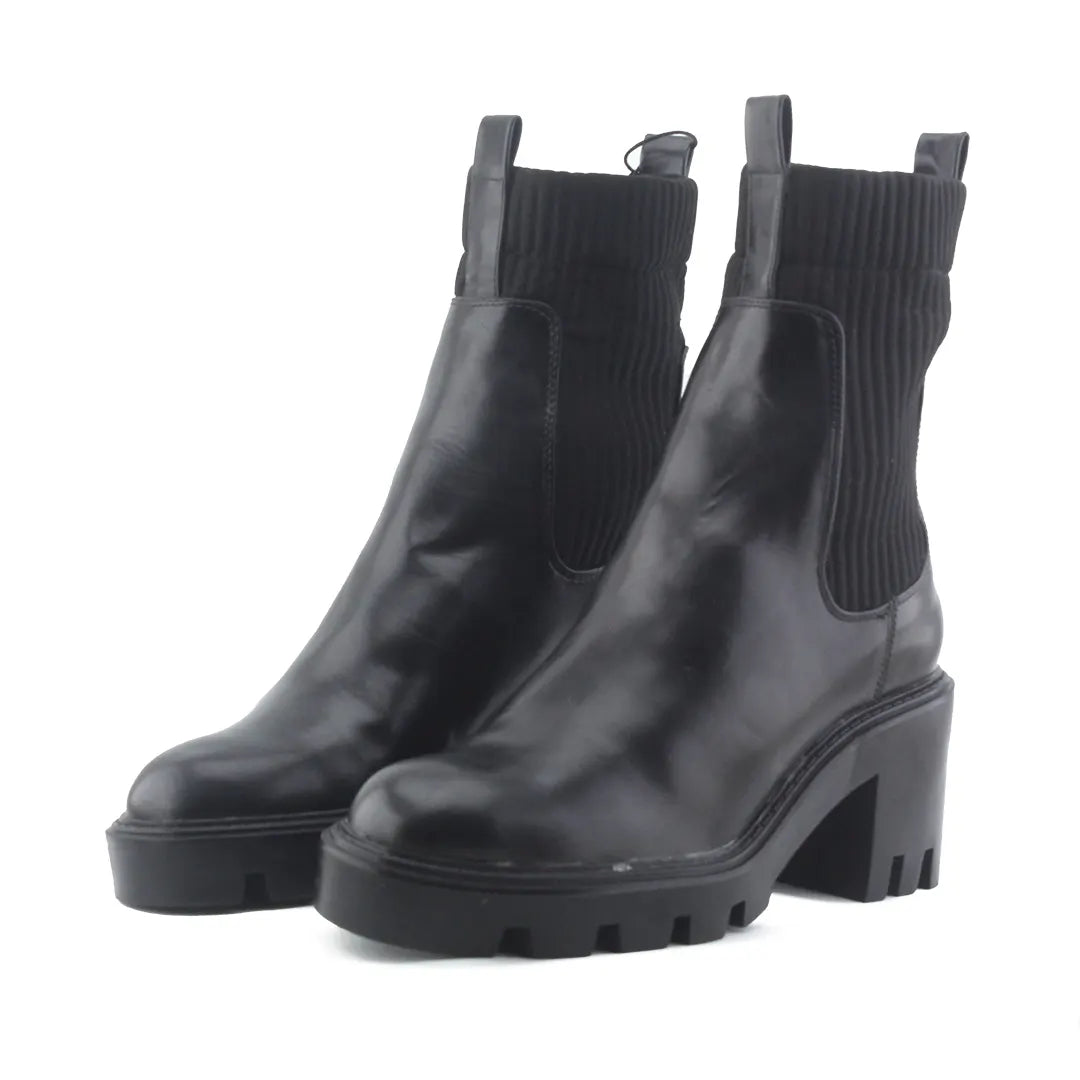 Zara Stretchable Ankle Boot | 100% Authentic Leather