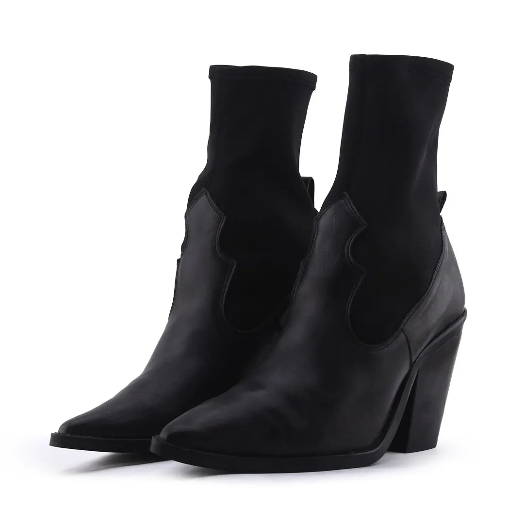 Mango Stretchable Ankle Boot | 100% Authentic Leather