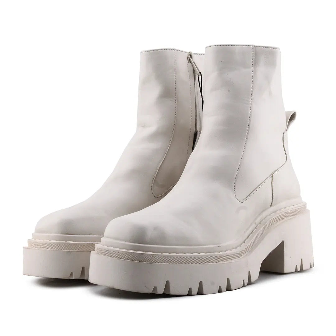 Zara Zipper Ankle Boot | 100% Authentic Leather