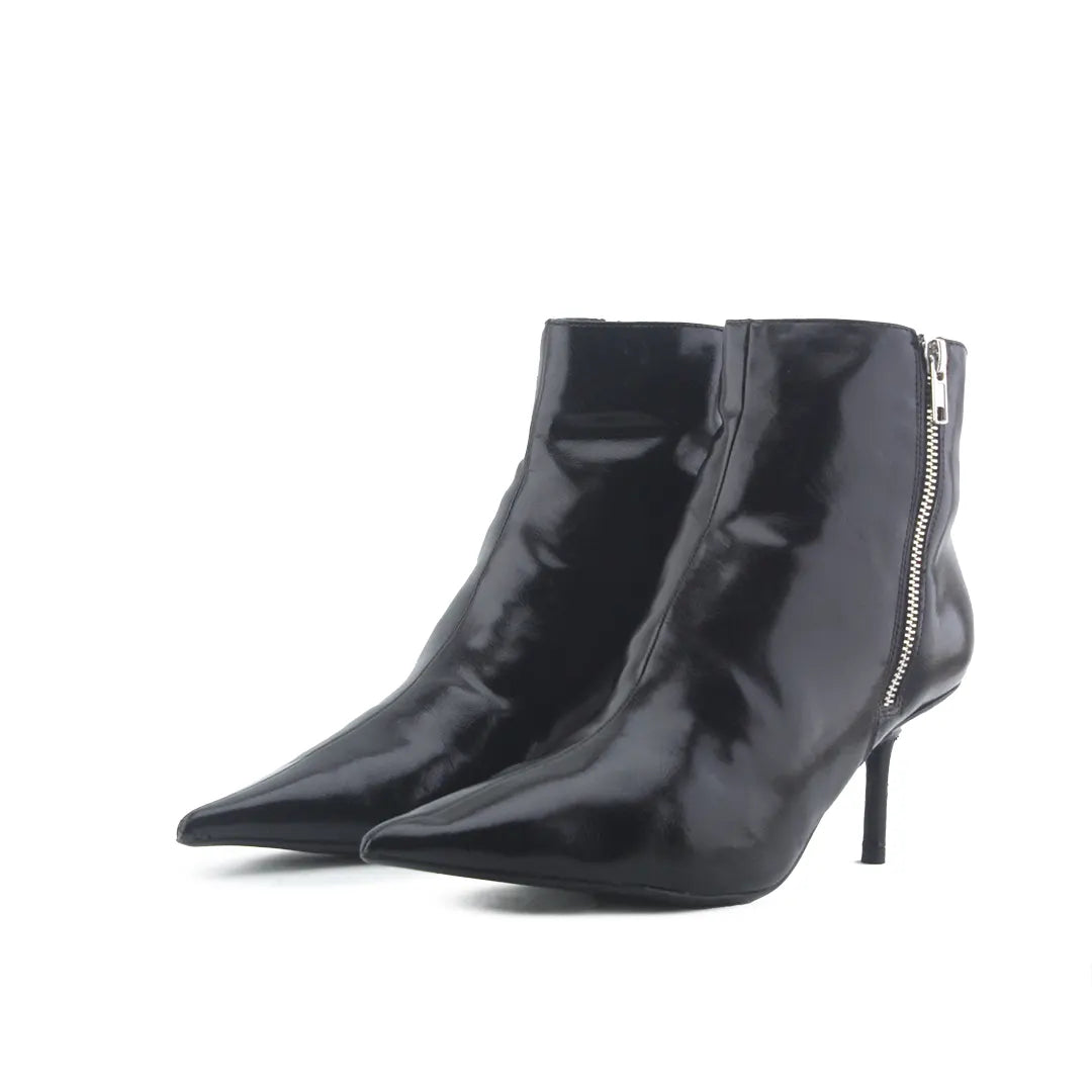 Zara Zipper Ankle Boot | 100% Authentic Leather
