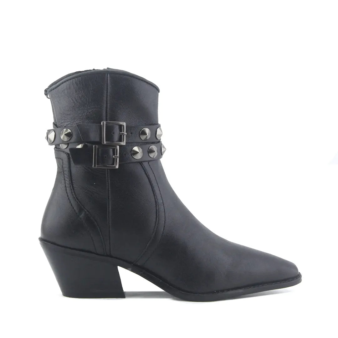 Zara Zipper Buckle Strap Ankle Boot | 100% Authentic Leather
