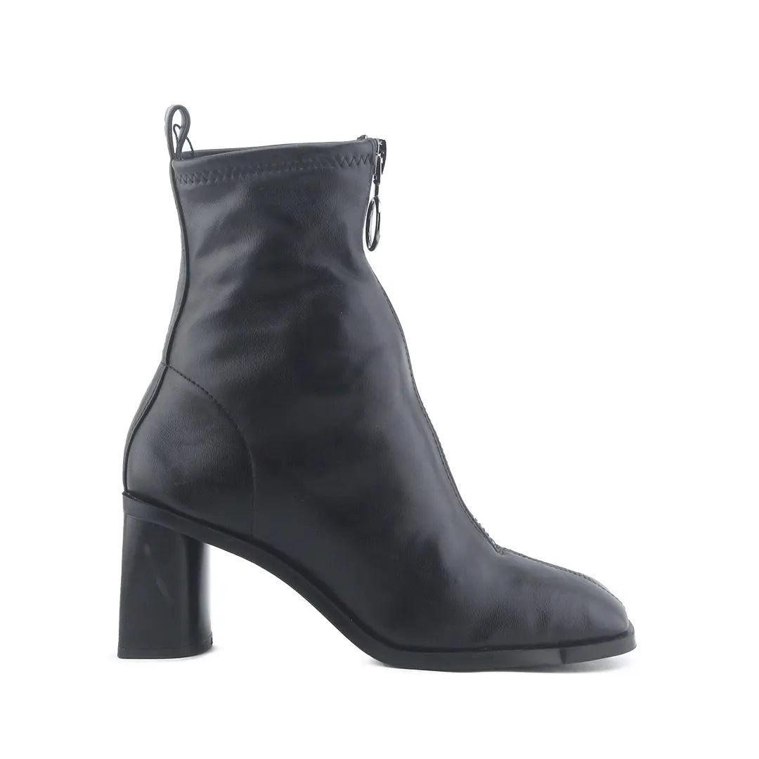 Stradivarius Zipper Ankle Boot | 100% Authentic Leather