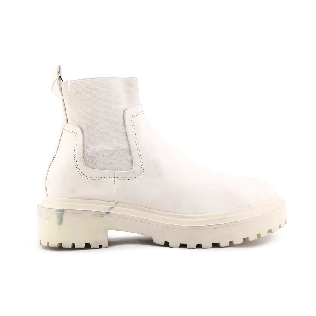 Stradivarius Stretchable Ankle Boot | 100% Authentic Leather