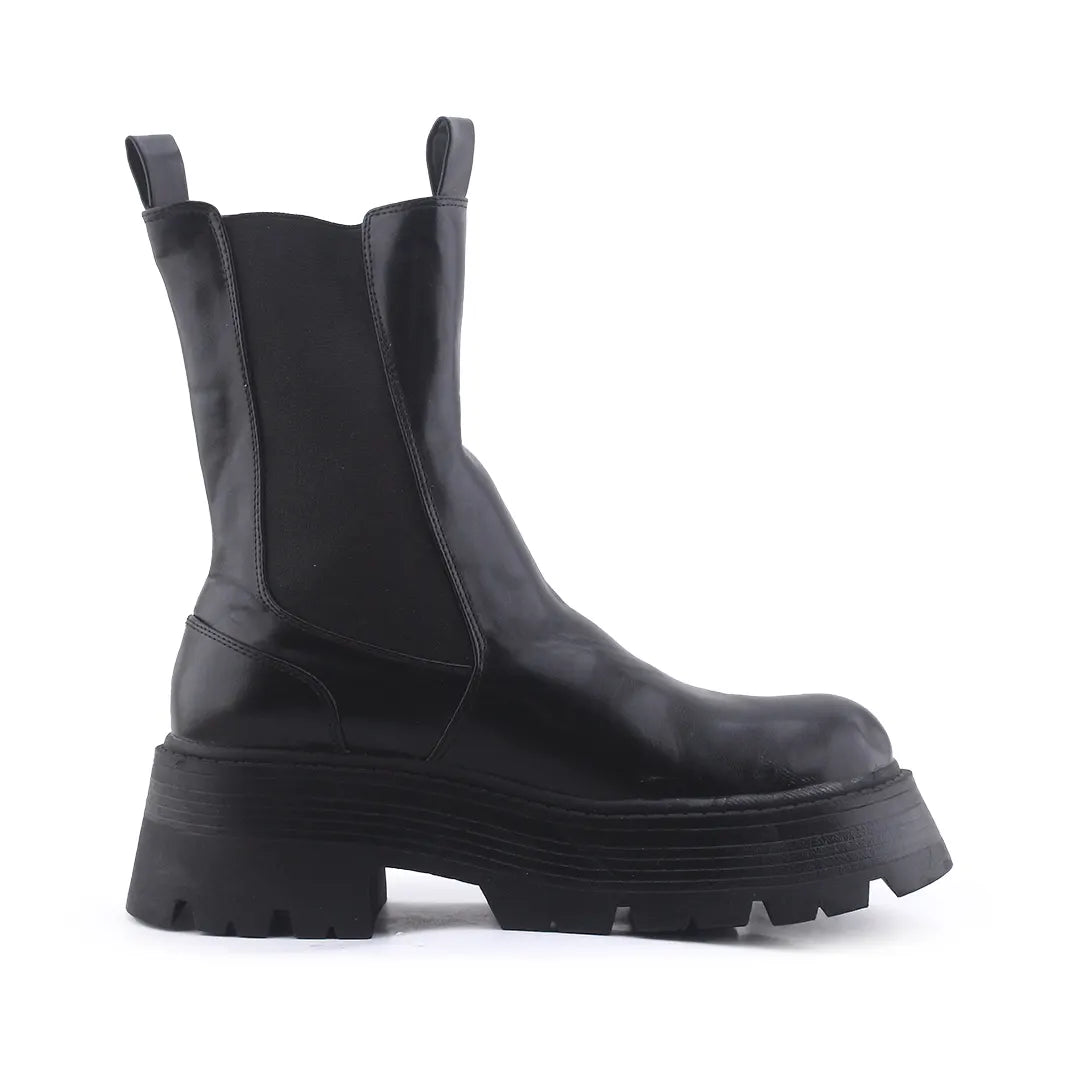 Pull & Bear Stretchable Ankle Boot | 100% Authentic Leather