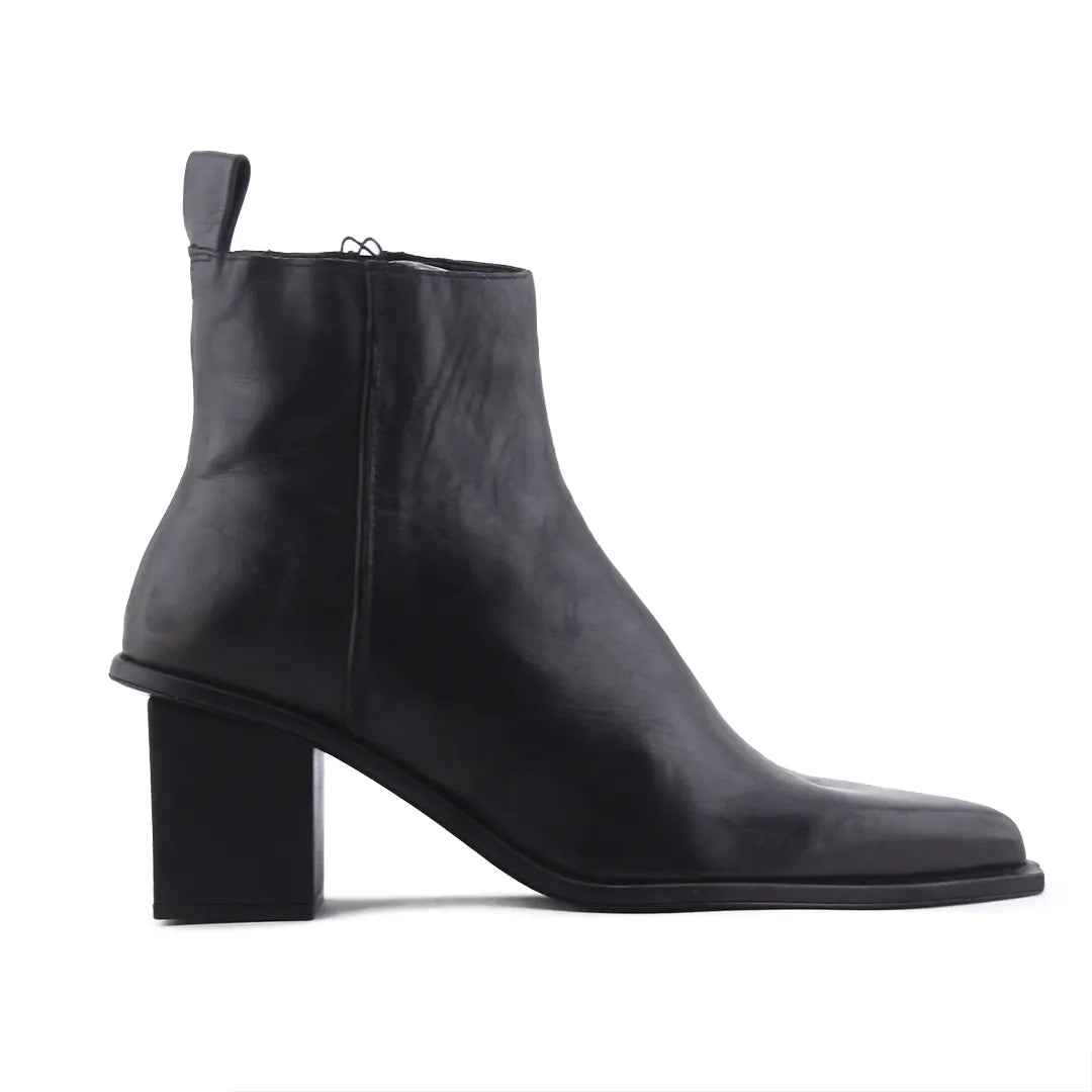 Zara Zipper Ankle Boot | 100% Authentic Leather