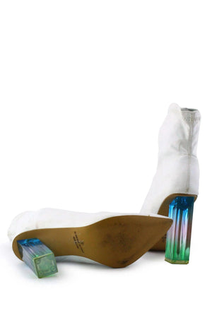 European Brand Block Heels Ankle Boots | 100% Authentic Leather - sundaybazar