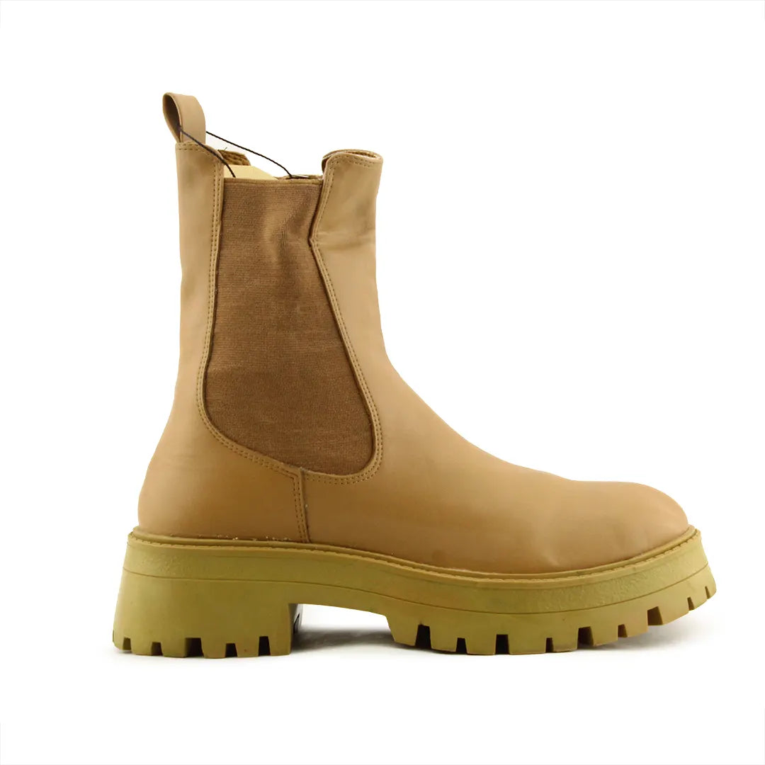 Pull & Bear Stretchable Ankle Boot | 100% Authentic Leather