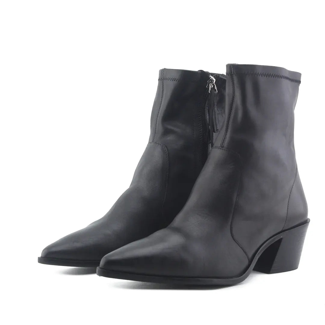 Zara Zipper Ankle Boot | 100% Authentic Leather