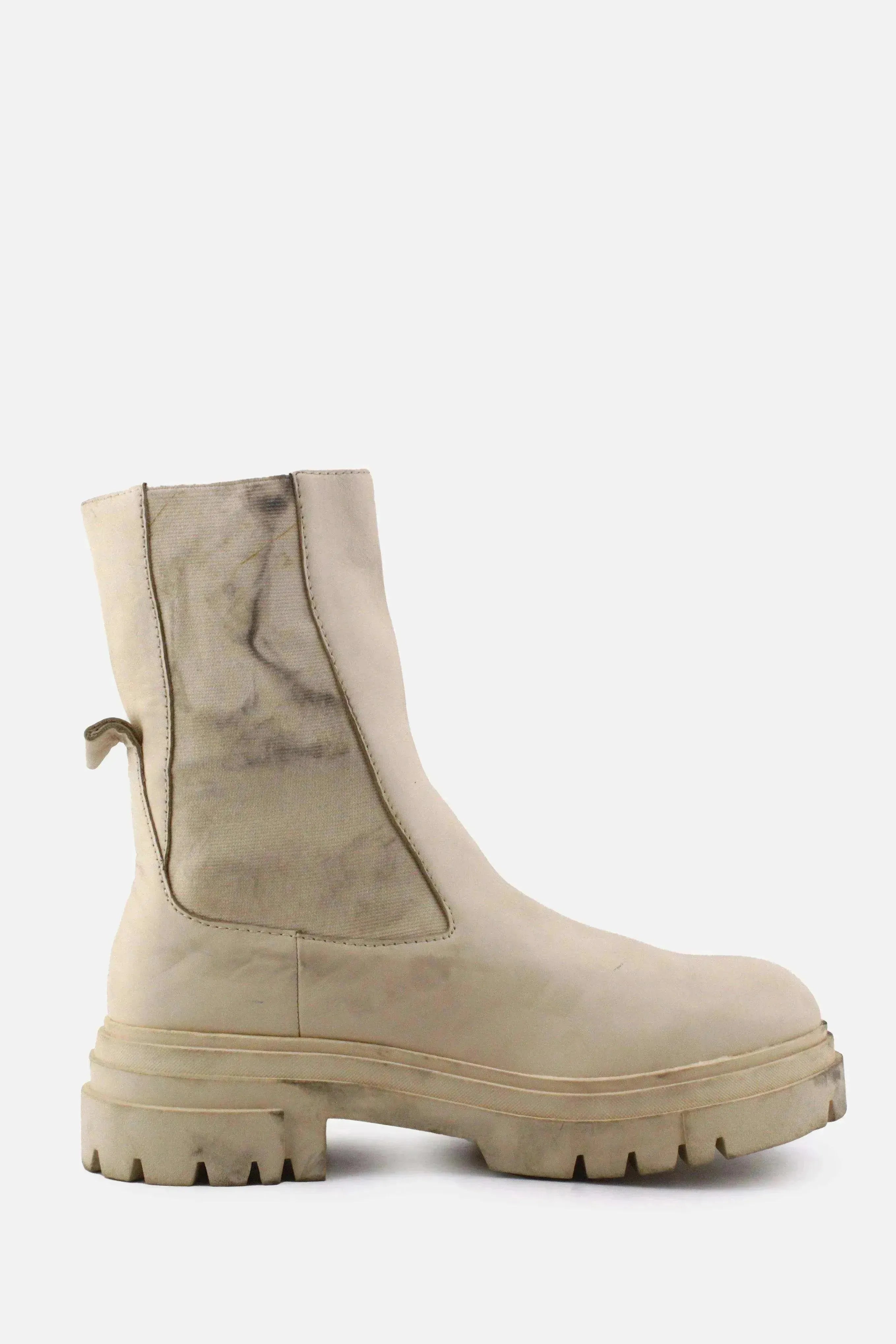 Zara Stretchable Ankle Boots | 100% Authentic Leather - sundaybazar