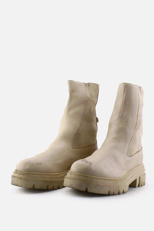 Zara Stretchable Ankle Boots | 100% Authentic Leather - sundaybazar