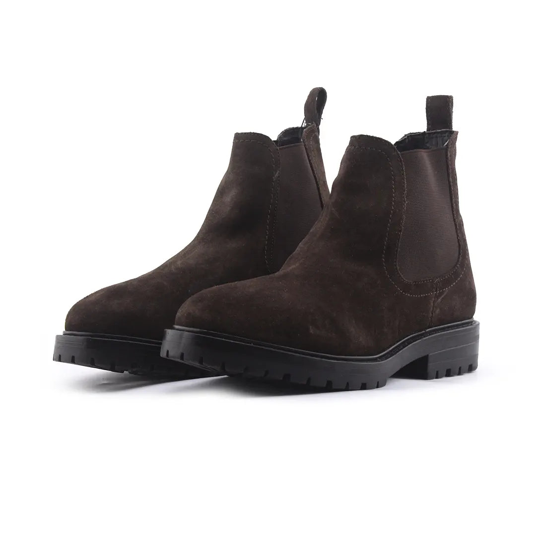 Zara Stretchable Suede Ankle Boot