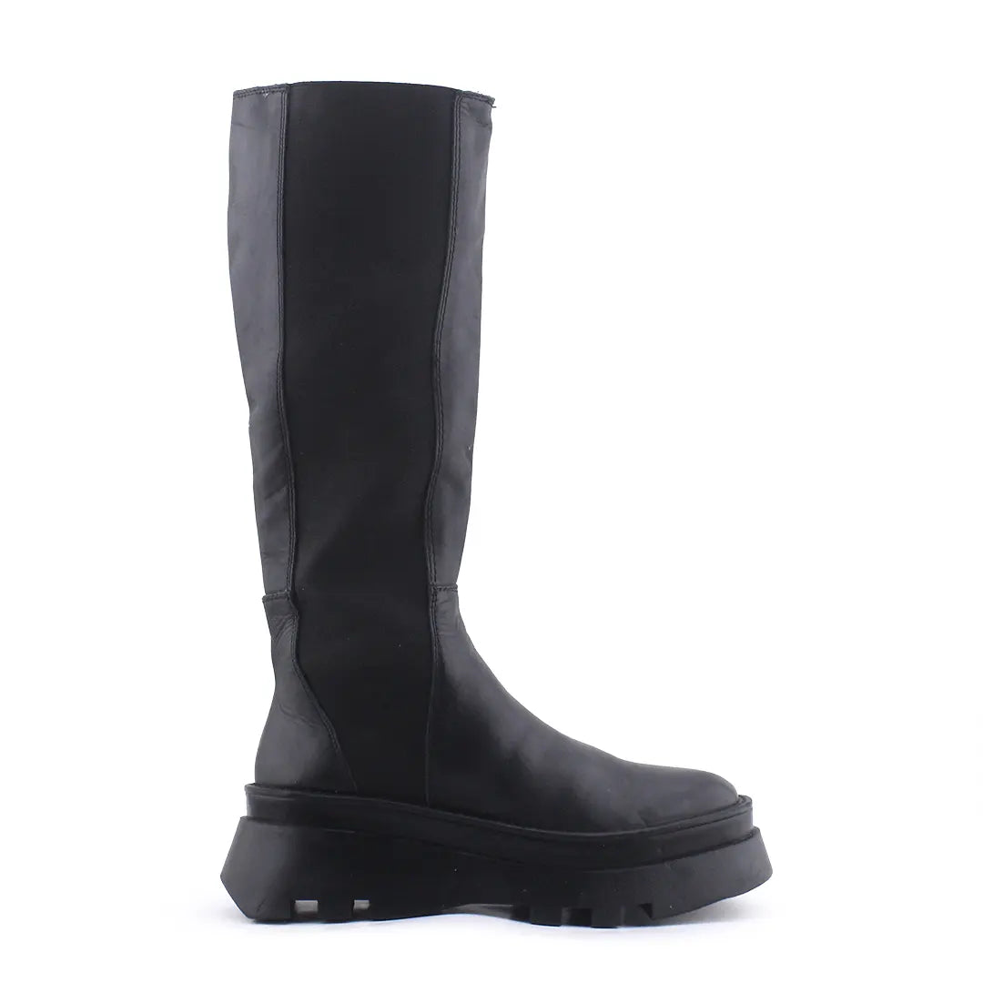 Zara Stretchable Knee High Boot | 100% Authentic Leather