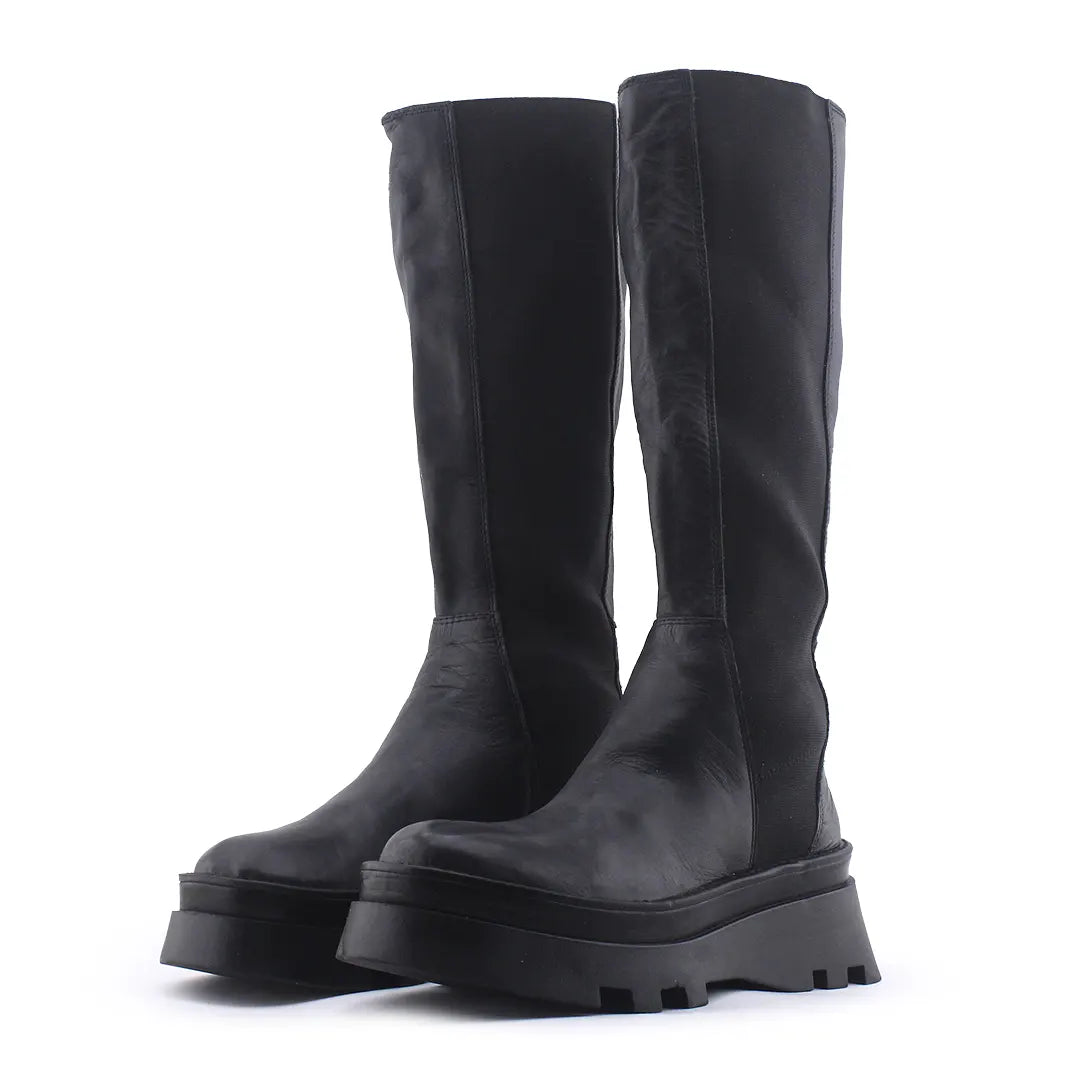 Zara Stretchable Knee High Boot | 100% Authentic Leather