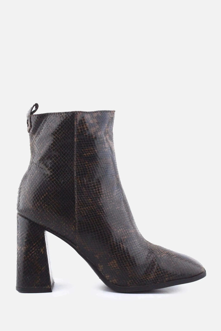 Sam Edelman Zipper Block Heels Ankle Boots | 100% Authentic Leather - sundaybazar